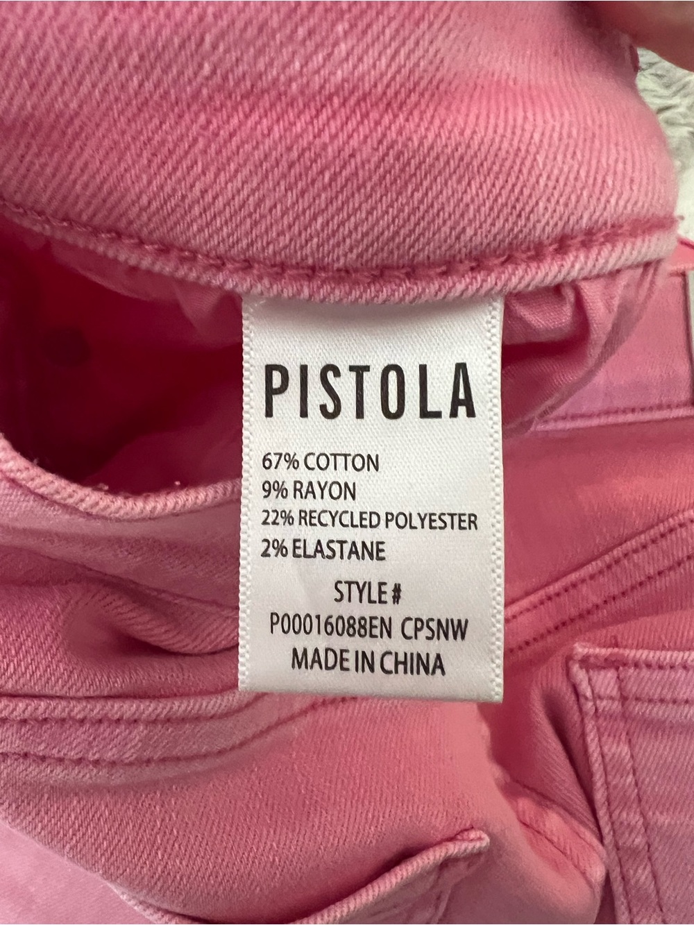 Pistola Lennon High-Rise Crop Flare Jeans Pink Size 29 - Picture 14 of 14